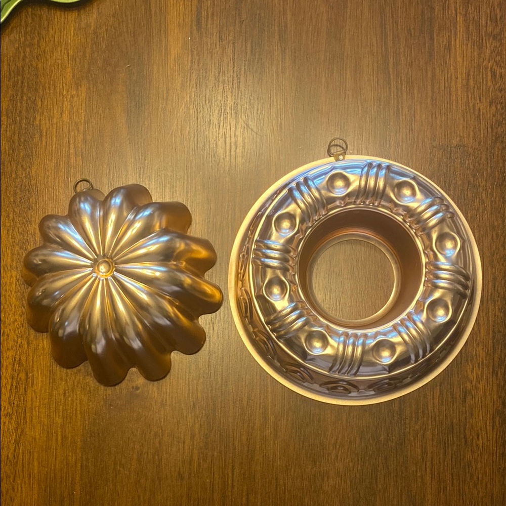 Vintage Copper Mold Set